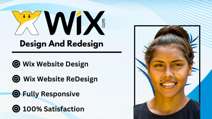 Gig Preview - Design wix website, build wix website and do wix website redesign