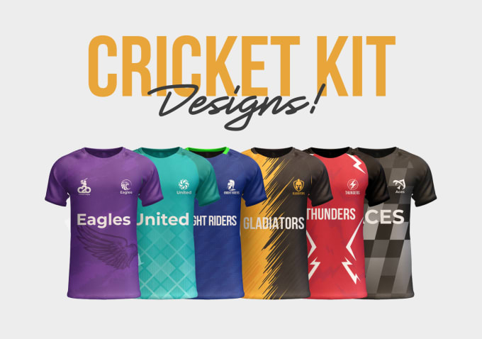 Gig Preview - Design sports kit and custom jersey designs