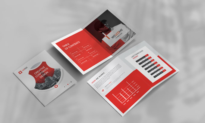 Gig Preview - Design clean brochure, PDF brochure, luxury brochure, or corporate profile