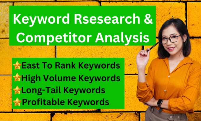 Gig Preview - Do beneficial long tail keyword research and competitor analysis