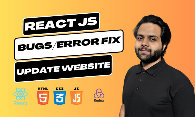 Gig Preview - Do bug fixing in your react js or next js web application