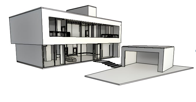 Gig Preview - Do your architectural blue prints for interior exterior with 3d