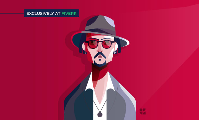 Gig Preview - Illustrate unique vector portrait or avatar from your photo