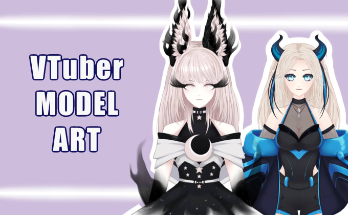 Gig Preview - Create a vtuber art ready to rig