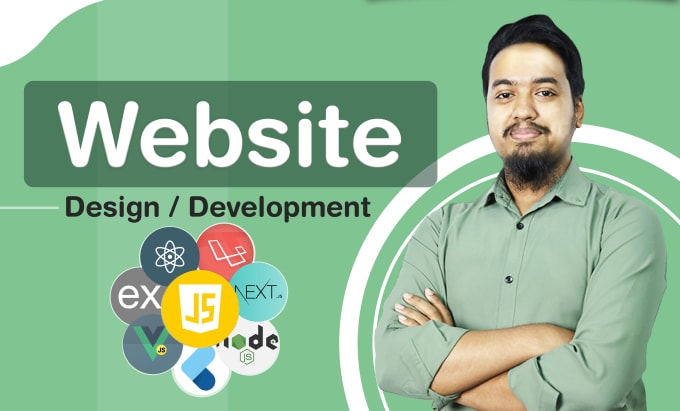 Gig Preview - Build or rebuild website, website development as full stack web developer