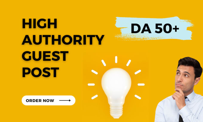 Gig Preview - Publish high quality guest post on high da to boost authority