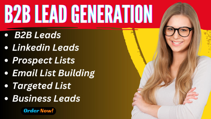 Gig Preview - Do targeted b2b lead generation and linkedin lead generation