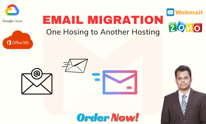 Gig Preview - Do email migration from one hosting server to another