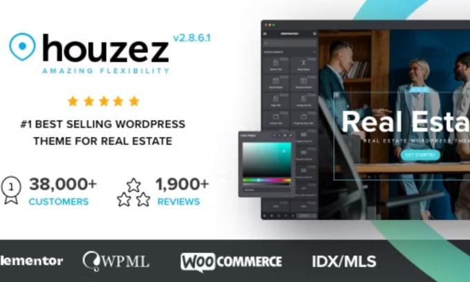 Bestseller - design and customize real estate website using houzez theme