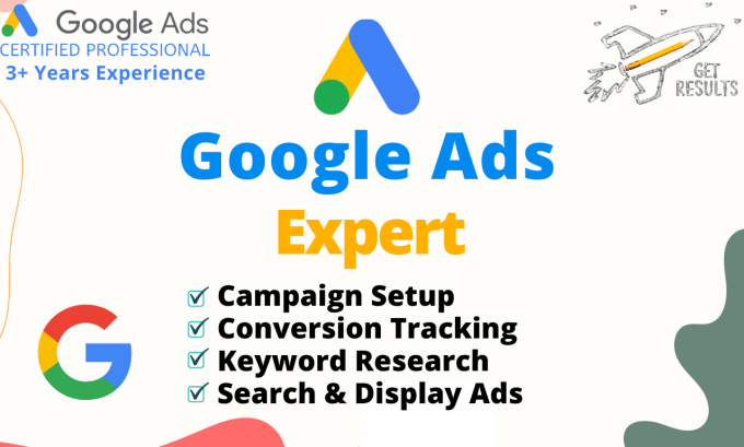 Bestseller - be your google ads expert for ppc, search, display and p max campaigns