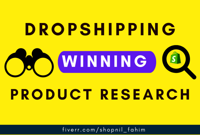 Gig Preview - Do shopify dropshipping winning product research for tiktok and facebook