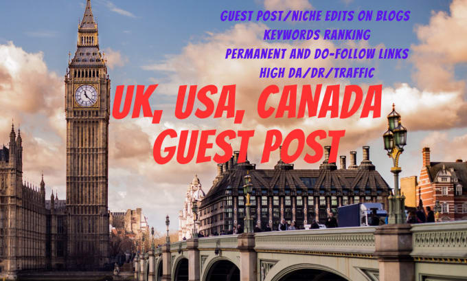 Gig Preview - Do USA guest post, canada guest post, UK guest post