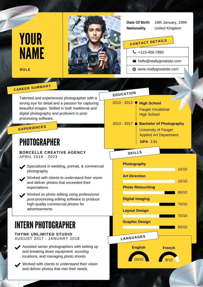 Gig Preview - Do perfect resume creation