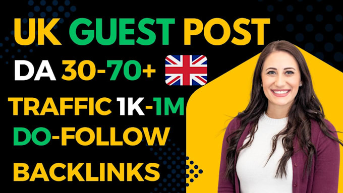 Bestseller - publish uk guest post, uk backlink on high da uk sites