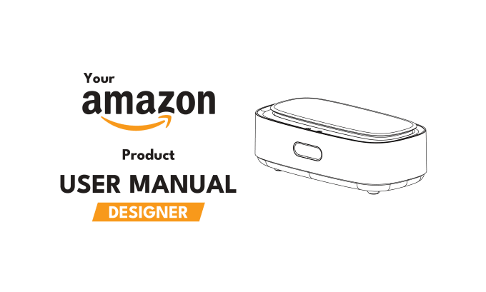 Gig Preview - Design amazon product user manual