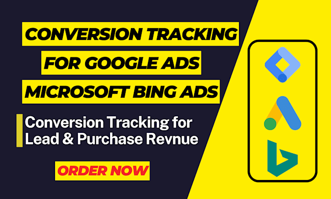 Gig Preview - Setup conversion tracking for microsoft bing, linkedin and google ads with GTM