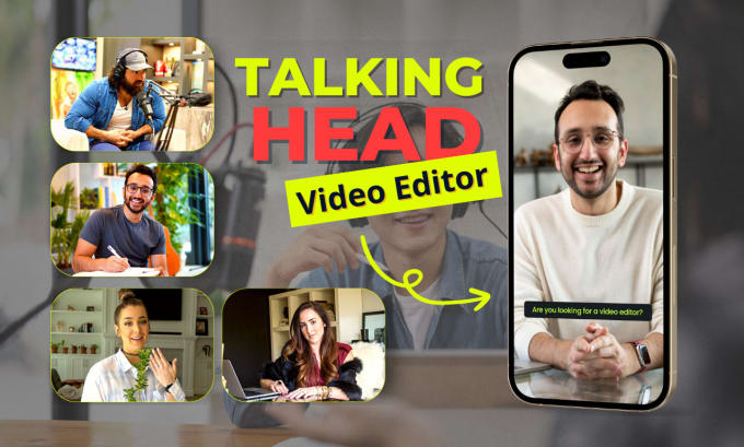 Gig Preview - Edit your professional talking head influencers podcast style videos