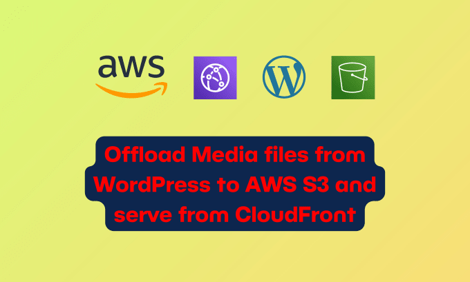 Gig Preview - Help you set up offload media from wordpress to AWS s3 and serve from cloudfront