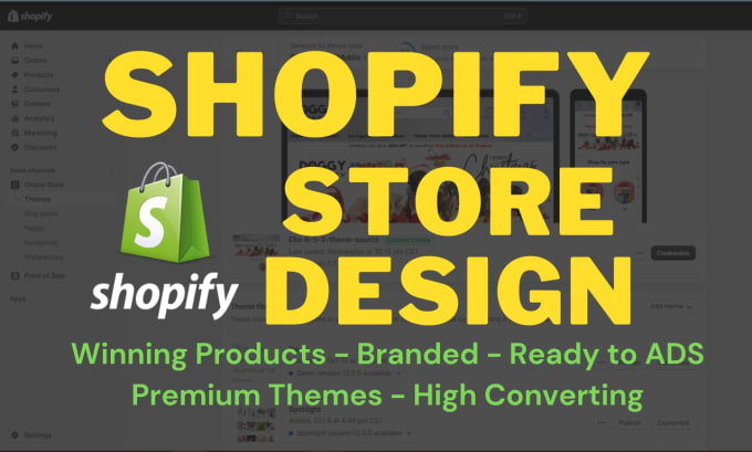 Gig Preview - Do professional shopify store design or redesign