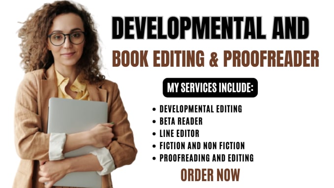 Gig Preview - Be your developmental editing, proofread format your fiction ebook, novel, story