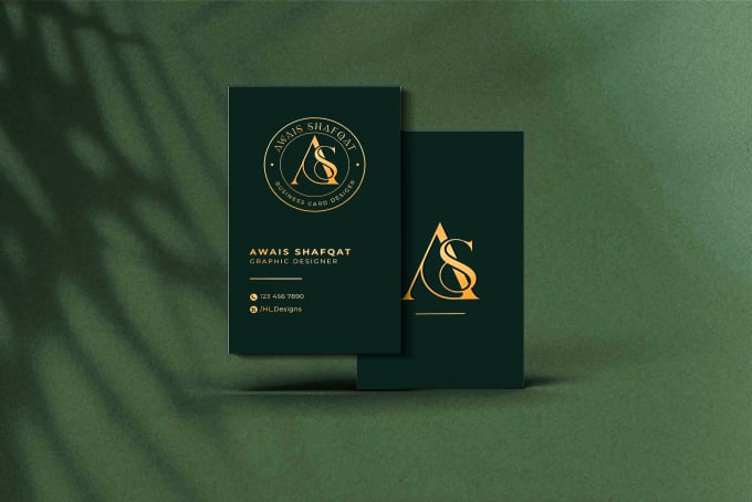 Gig Preview - Design luxury business card within 12 hours