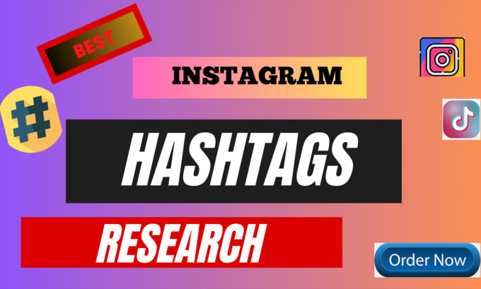 Gig Preview - Research instagram growth with strategic hashtags