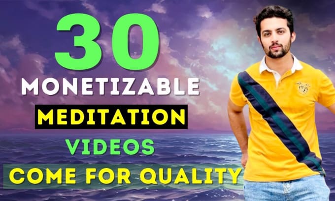 Gig Preview - Create 30 1 hour meditation relaxing music videos