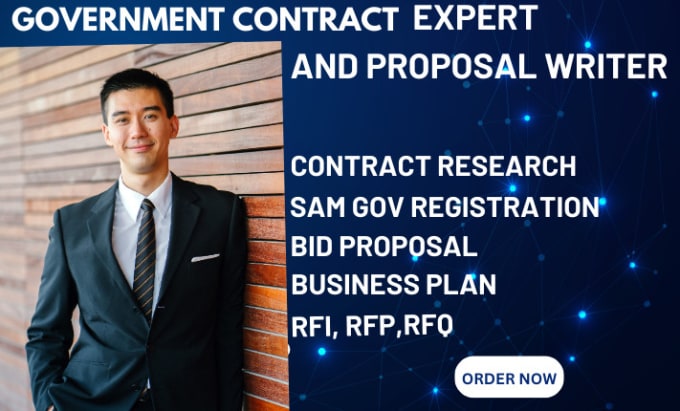 Gig Preview - Do government contracts, bid proposal, grant proposals,  rfp