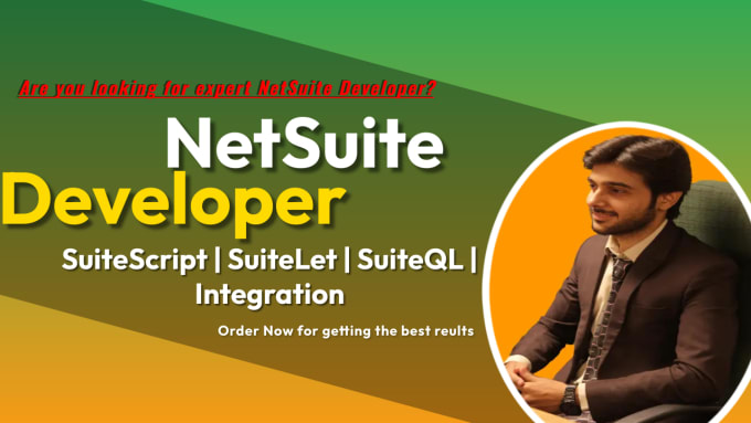 Gig Preview - Do netsuite suitescript netsuite development and customization