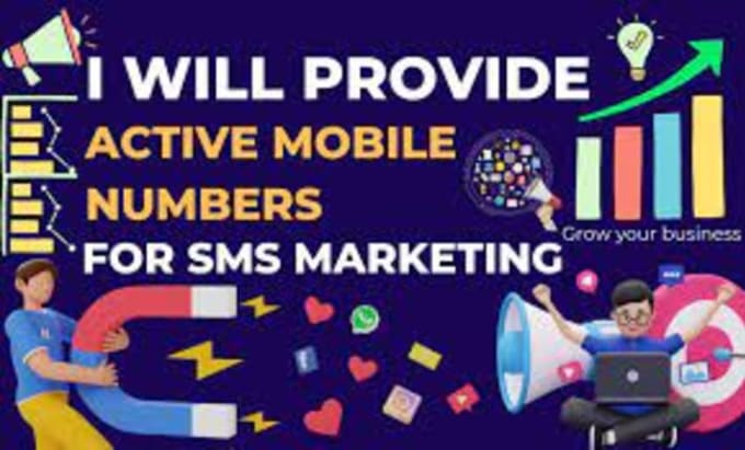 Gig Preview - Give you 500k mobile numbers from any country for sms marketing