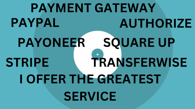 Gig Preview - Setup and add any kind of payment gateway to you online site