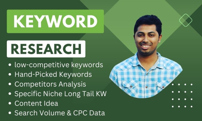 Gig Preview - Do excellent SEO keyword research and search intent analysis