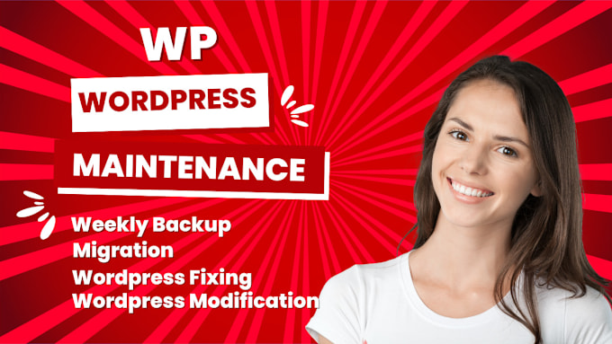 Gig Preview - Do wordpress maintenance, website update and support