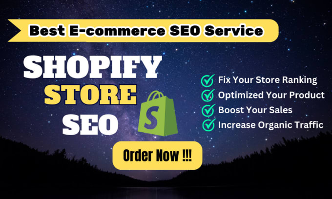 Gig Preview - Do complete shopify store SEO optimization