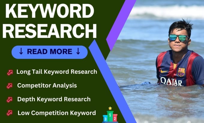 Gig Preview - Do ideal long tail keyword research for organic ranking