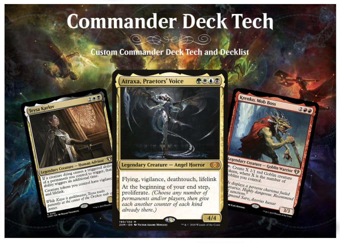 Gig Preview - Help build a commander deck using any details you give me