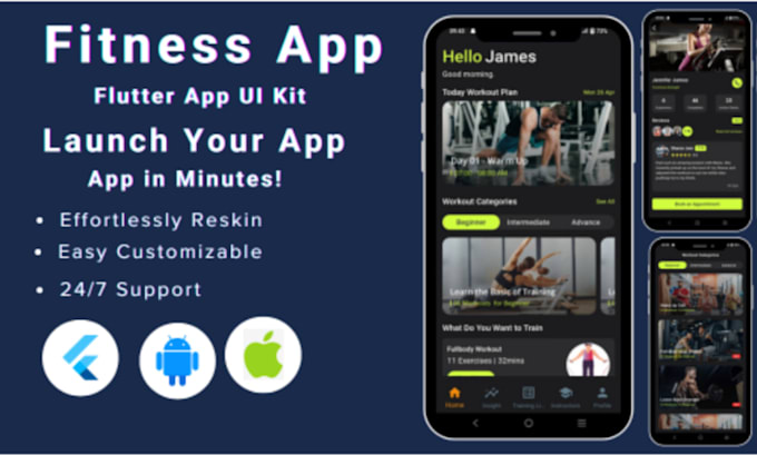 Gig Preview - Develop a fitness app gym app or health and fitness website