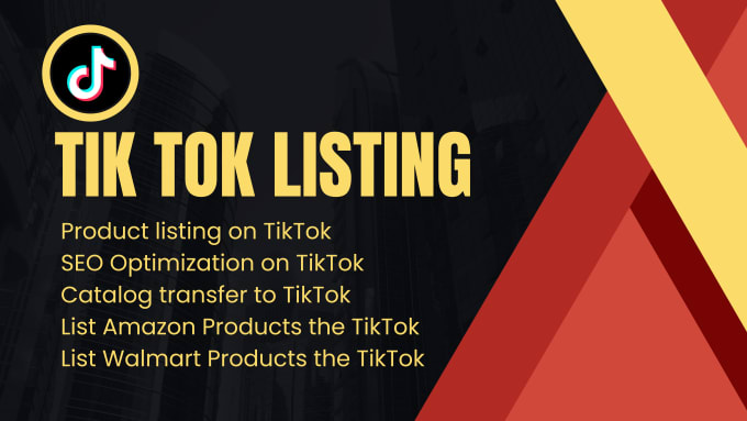 Gig Preview - List products on tik tok, shop creation, product listing, virtual assistant