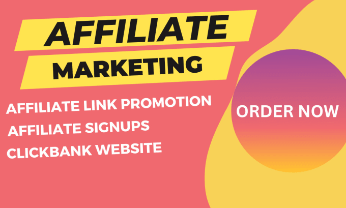 Gig Preview - Do affiliate link promotion for affiliate recruitment