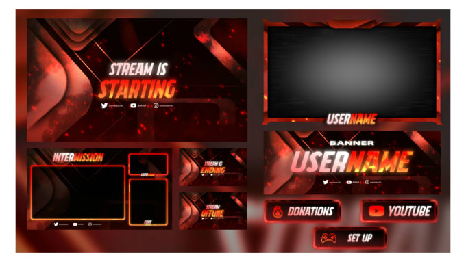 Gig Preview - Make a custom overlay package for you