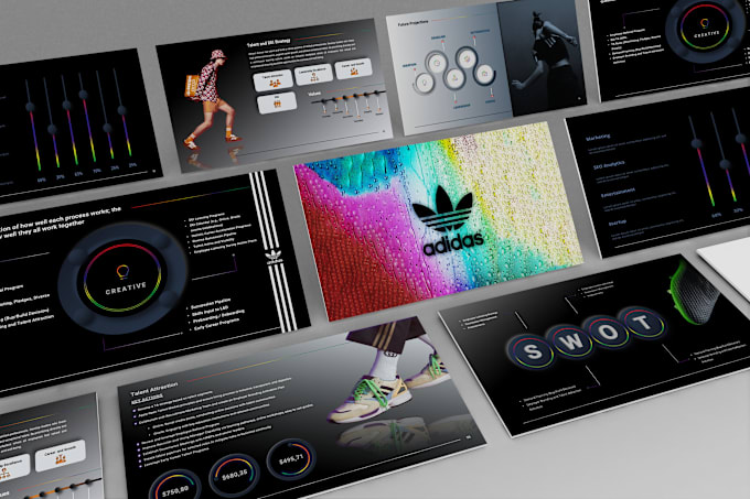 Gig Preview - Design a futuristic pitch deck powerpoint presentation