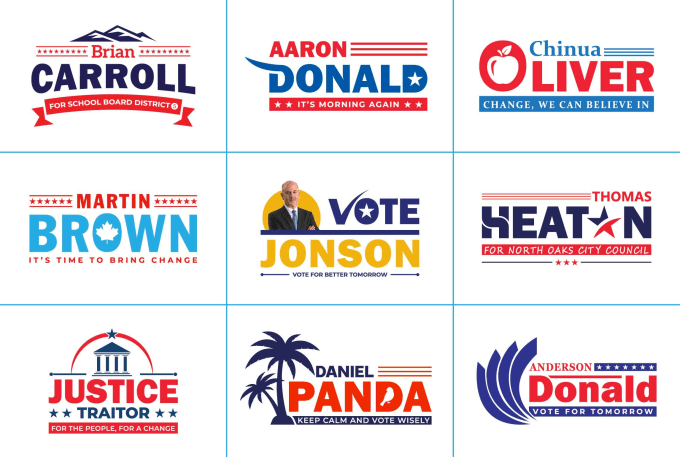 Gig Preview - Design political campaign election logo