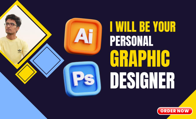 Gig Preview - Be your personal graphic designer with new creativity