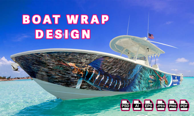 Gig Preview - Design boat wrap, jet ski, yacht and personal watercraft