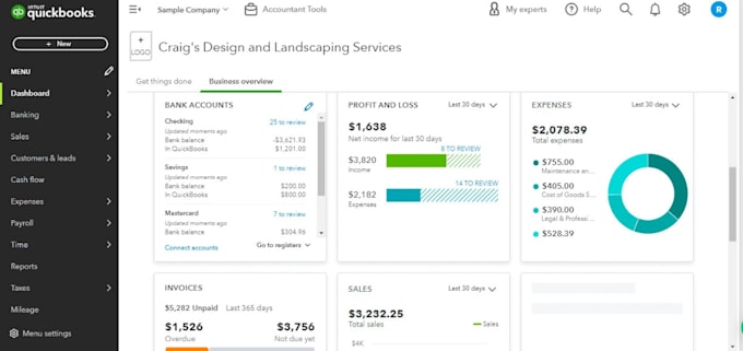 Gig Preview - Do accounting and bookkeeping with bank reconciliation in quickbooks online