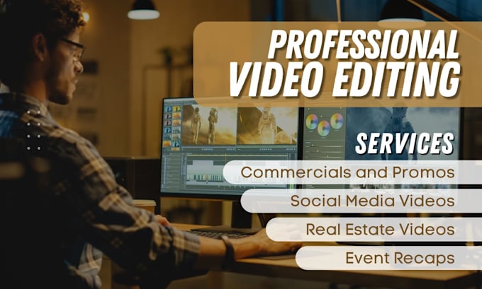 Gig Preview - Do professional video editing