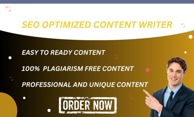 Gig Preview - Be an SEO optimized ai article writer in chatgpt