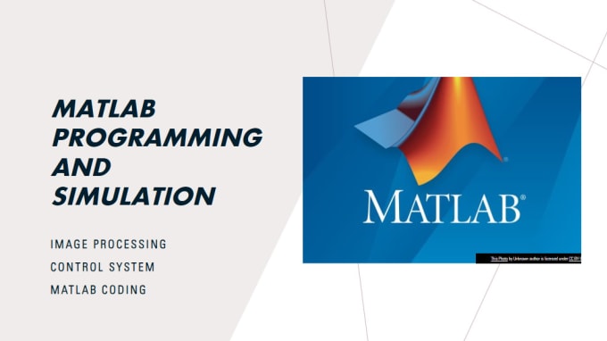 Gig Preview - Do matlab coding , simulink and gui projects