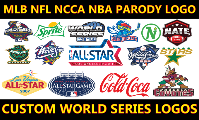 Gig Preview - Design nba, mlb, NFL, nhl, ncaa, ufc parody and world series logo for you