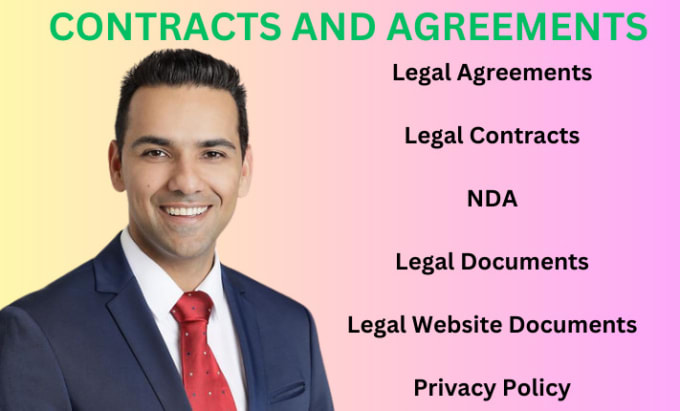 Gig Preview - Be a lawyer to write legal agreement and contract, and license agreement